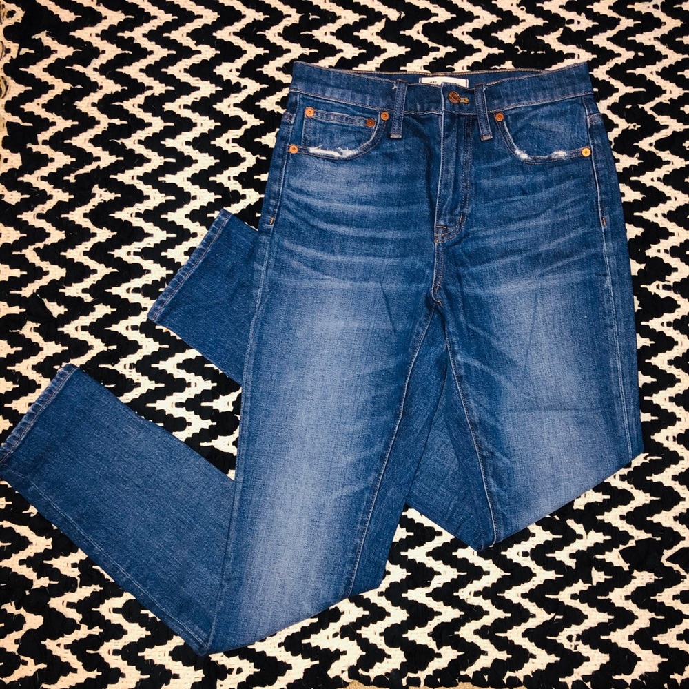 Madewell High Rise Slim Boyjean